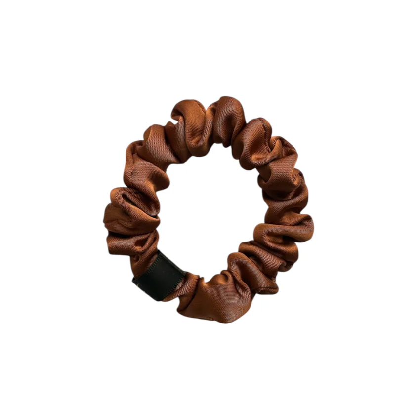 Pico Scrunchie Satin Fine Mocca