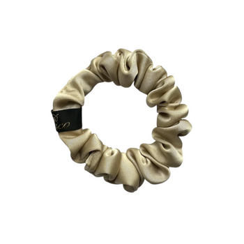 Pico Scrunchie Satin Fine Creme