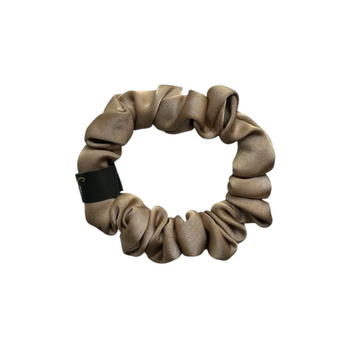 Pico Scrunchie Fine Cali Satin Taupe