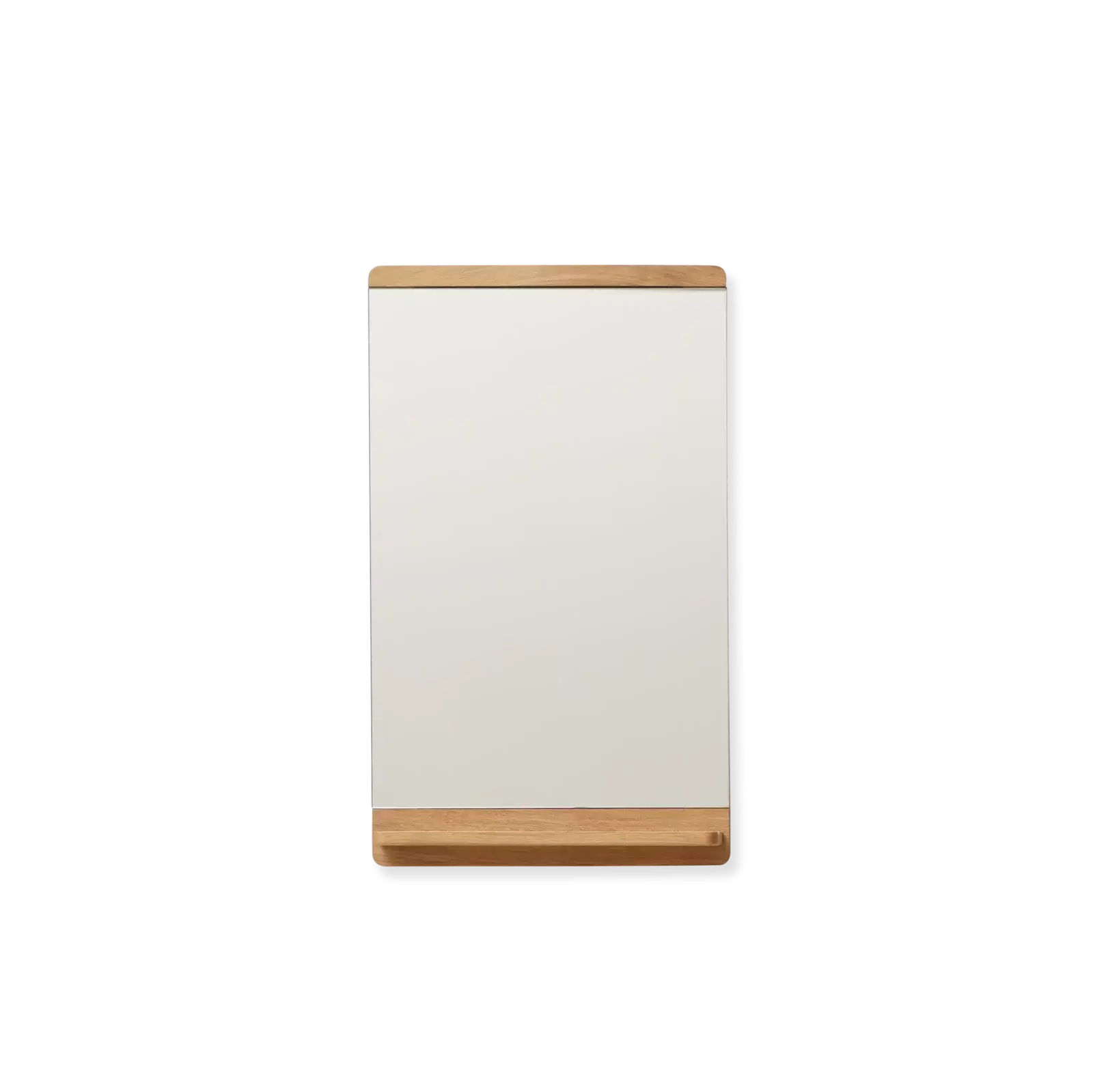 Form and Refine Rim Mirror 40×68, Oak