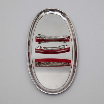 Pico Frenchie Hair Pin Red