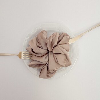 Pico Scrunchie Satin Extra Large Old Rose
