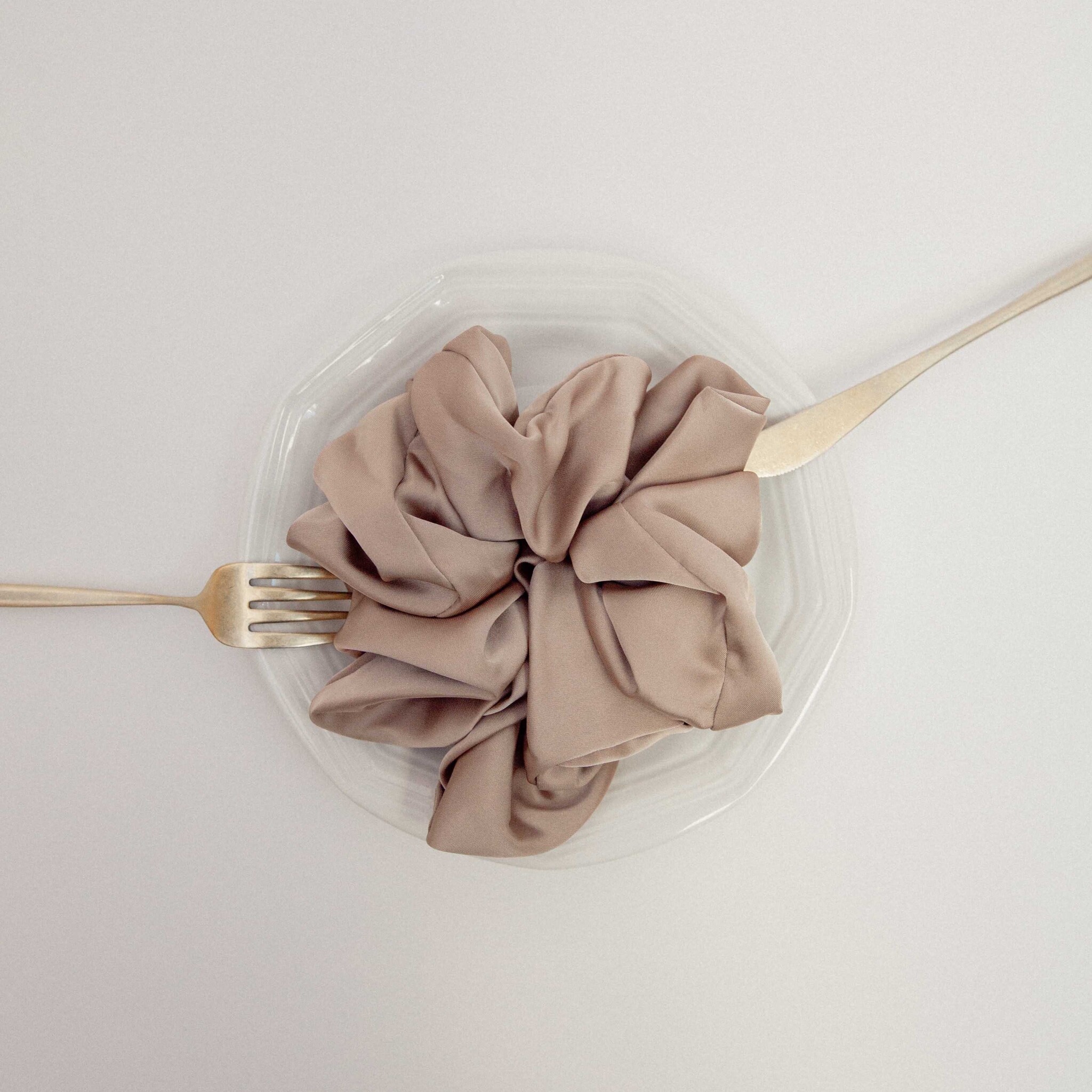 Pico Scrunchie Satin Extra Large Old Rose