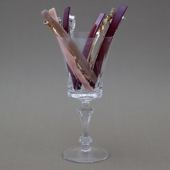 Pico Frenchie Hair Pin Plum