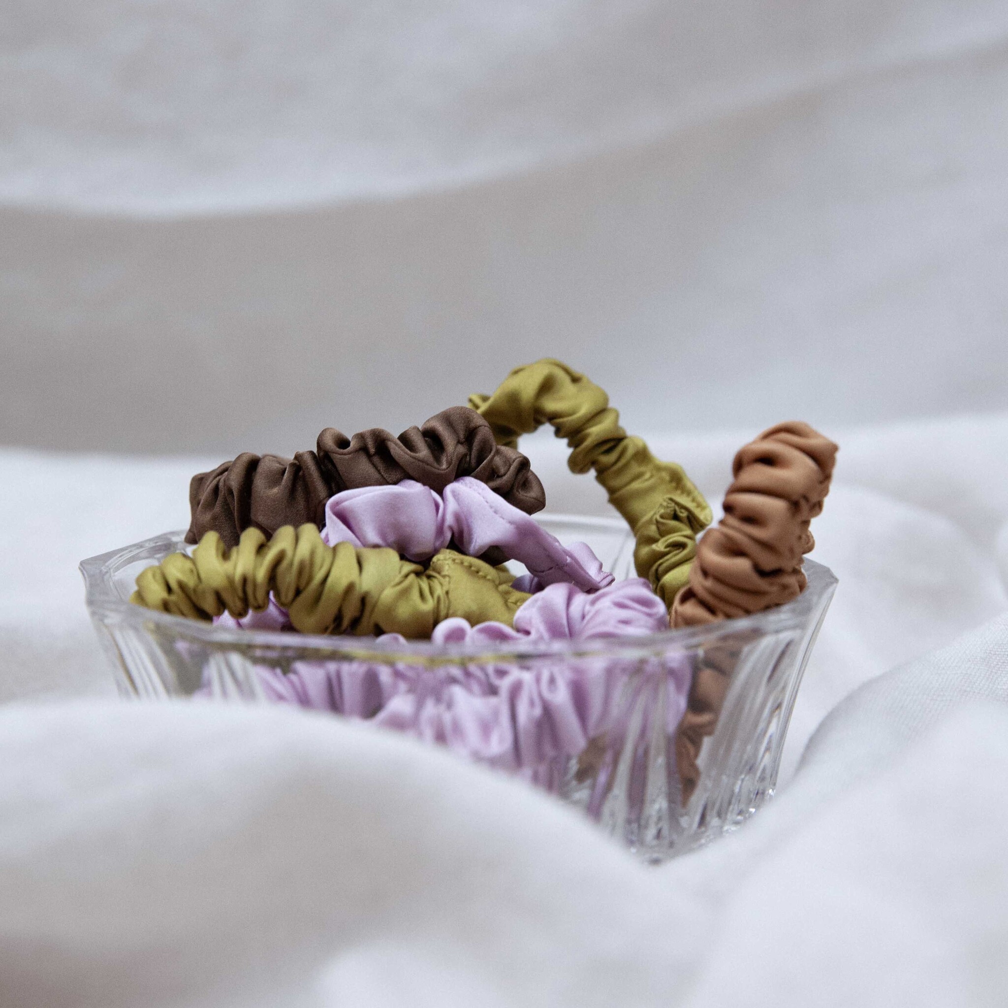 Marram Silk Scrunchie Plant Dyed Lavender