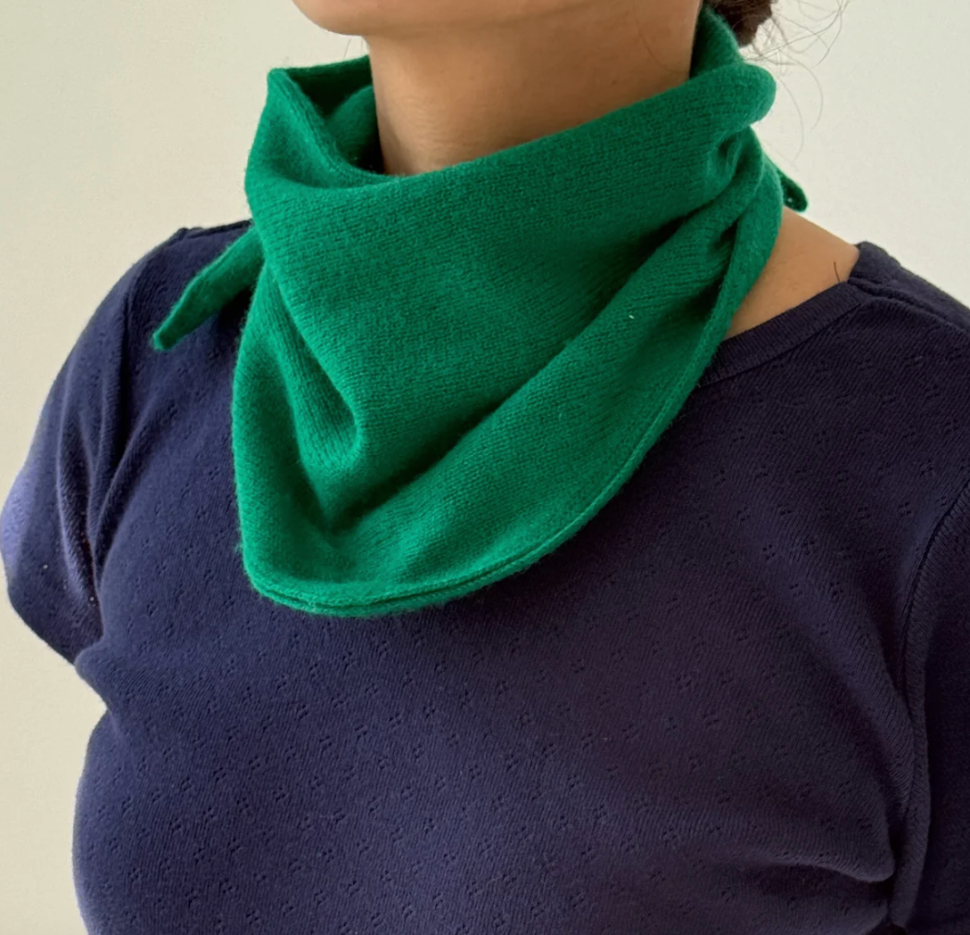 Le Bon Shoppe Cashmere Bandana Heather Green