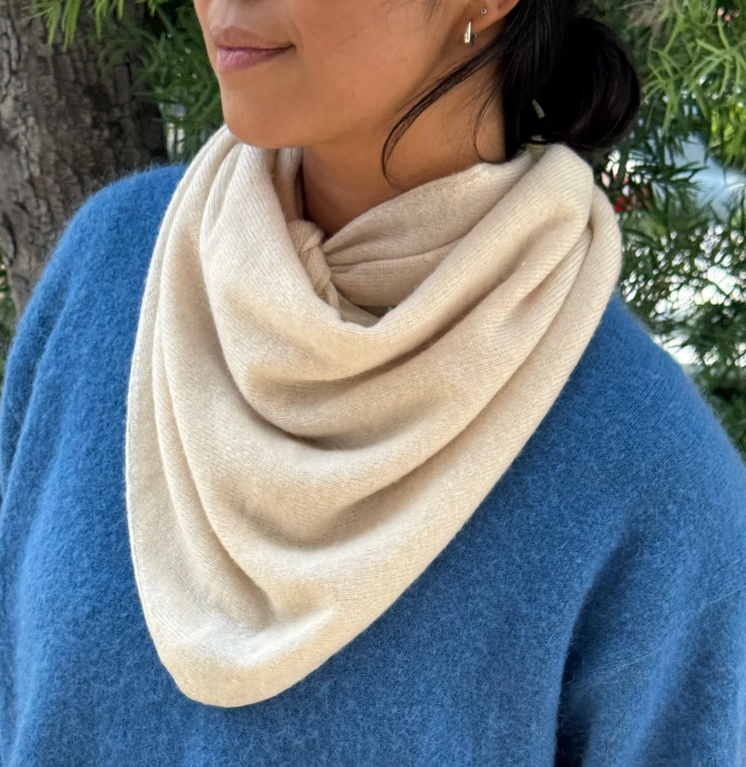 Le Bon Shoppe Cashmere Shawl Oatmeal