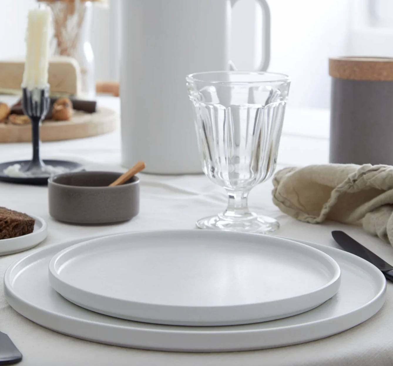 Costa Nova Plate 21cm Redonda White