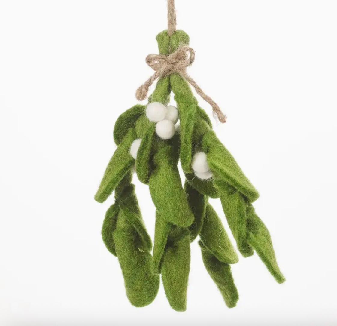 Felt So Good Hanging Felt Misletoe Sprig