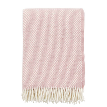 Klippan Plaid Preppy Misty Rose 100% Lambswool