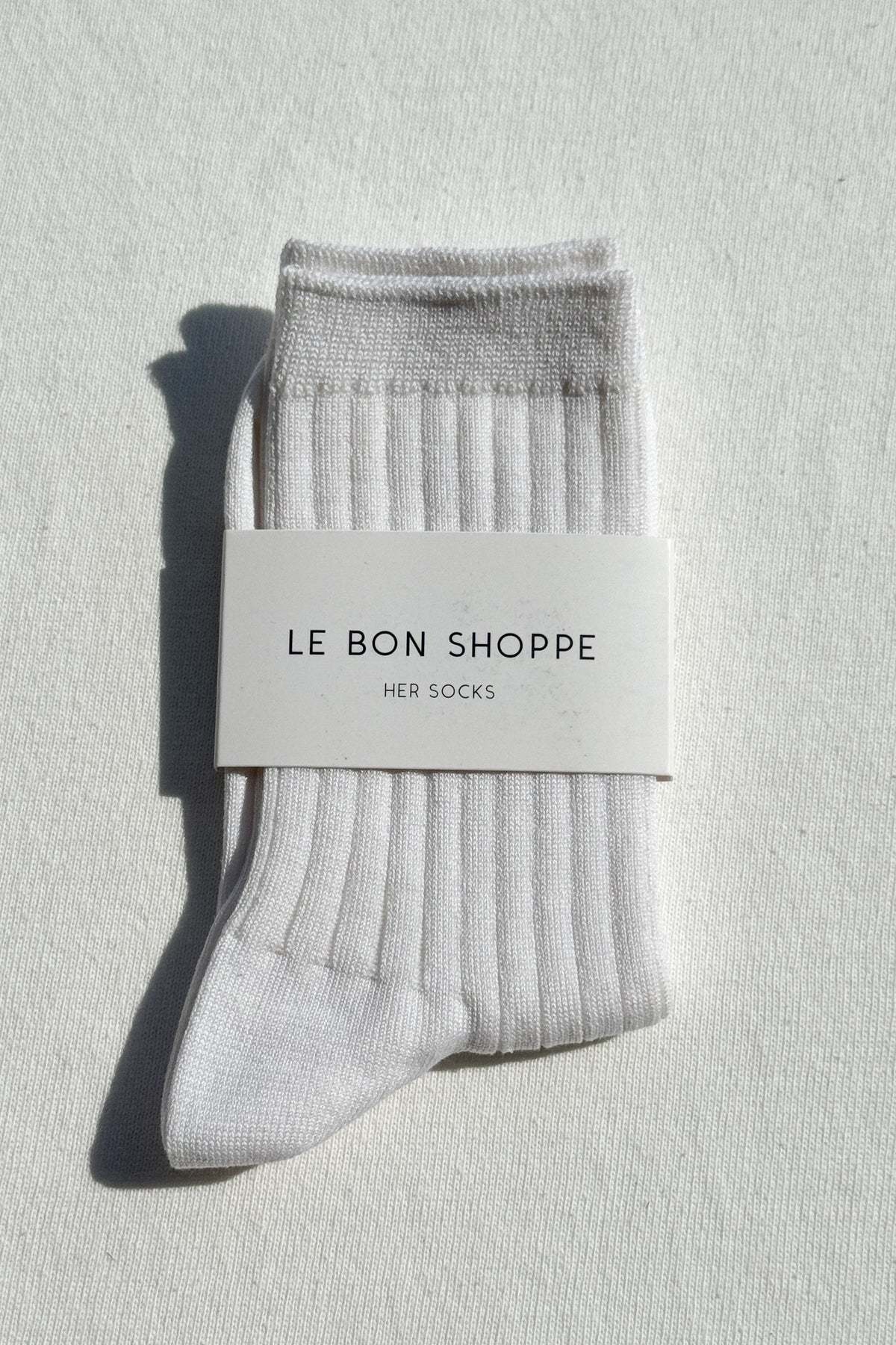 Le Bon Shoppe Her Socks Classic White