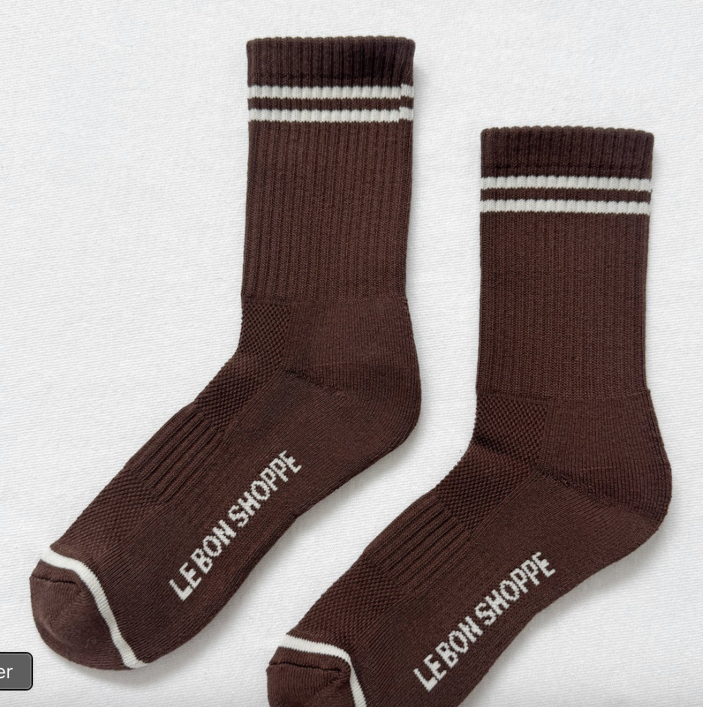Le Bon Shoppe Boyfriend Socks Wood