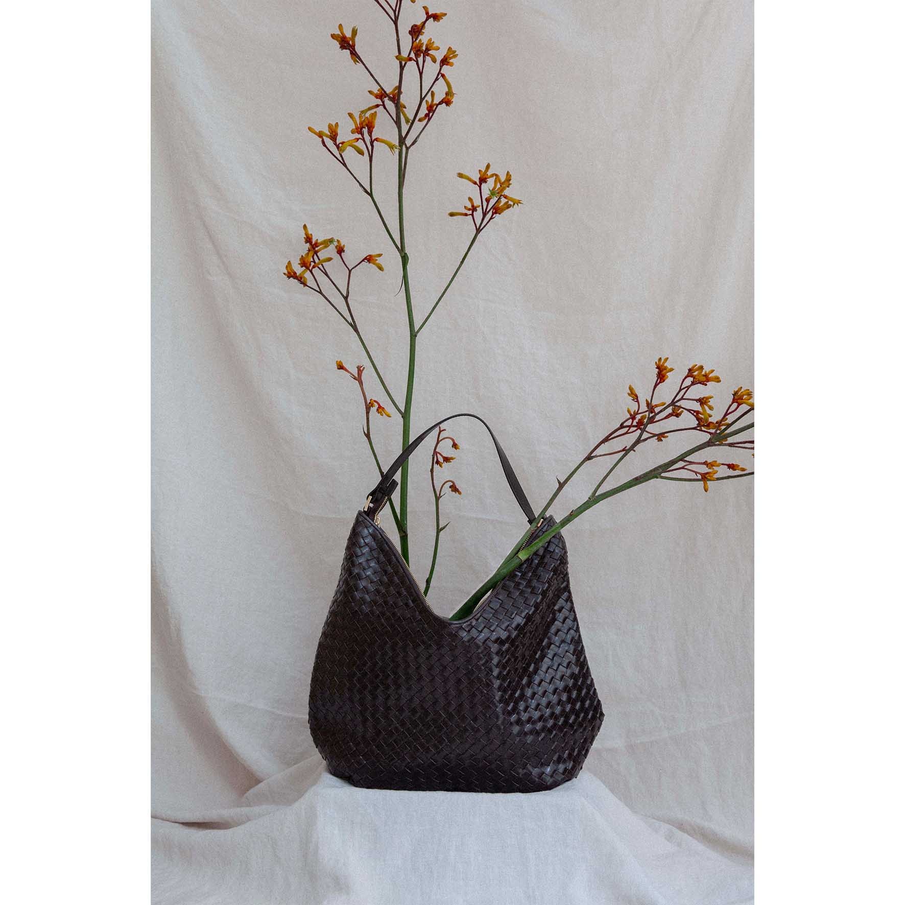 Adax Salerno shoulder bag Mindy Dark Brown