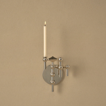 Stoff Nagel Candles White 12 pcs