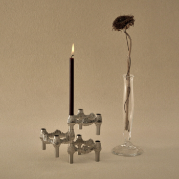 Stoff Nagel Candles Hazelnut 12 pcs