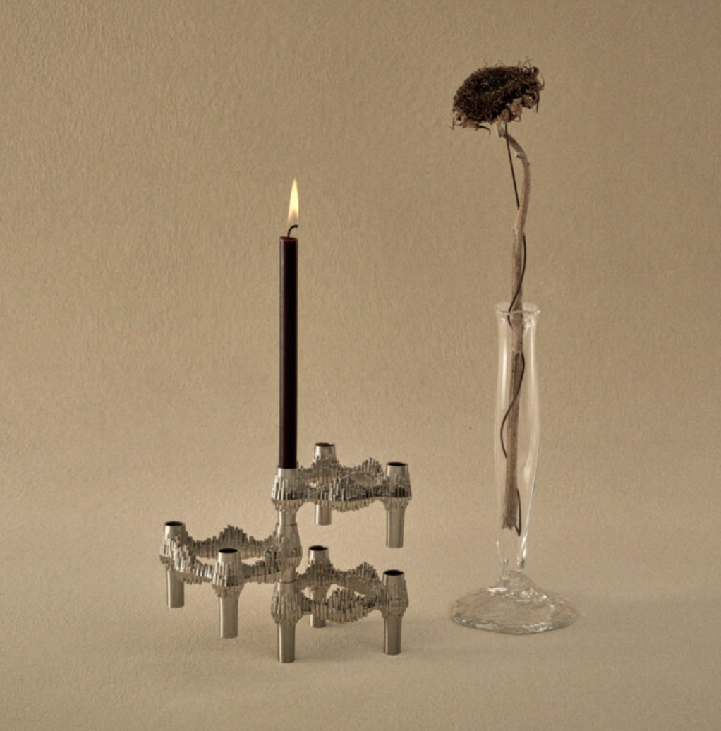 Stoff Nagel Candles Stoff Nagel Hazelnut 12 pcs