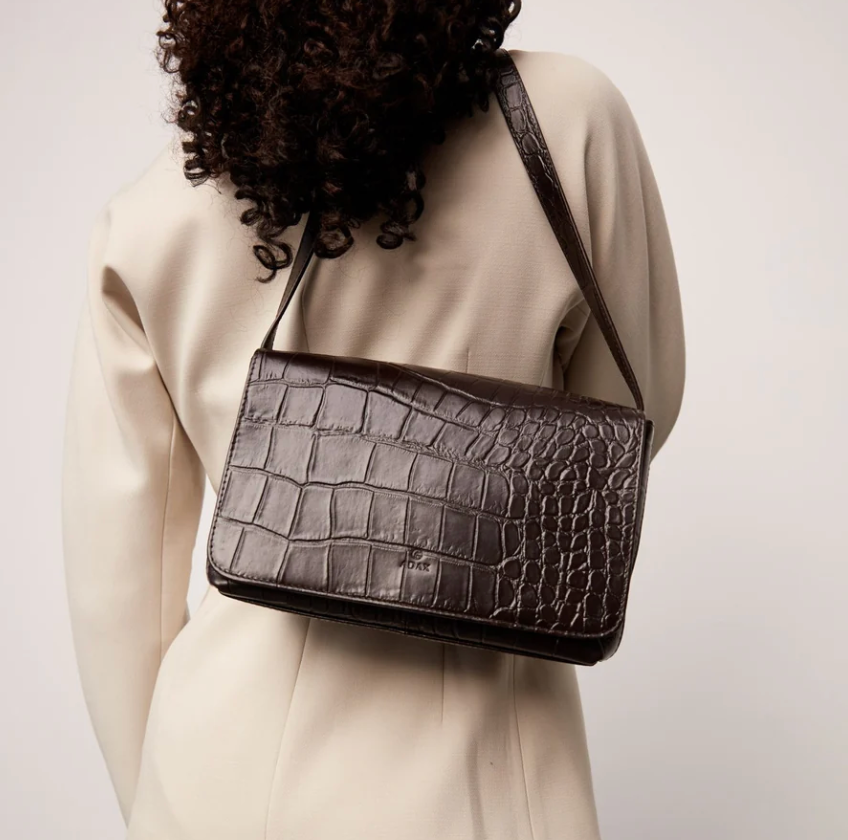 Adax Teramo Shoulder Bag Evelina Dark Brown