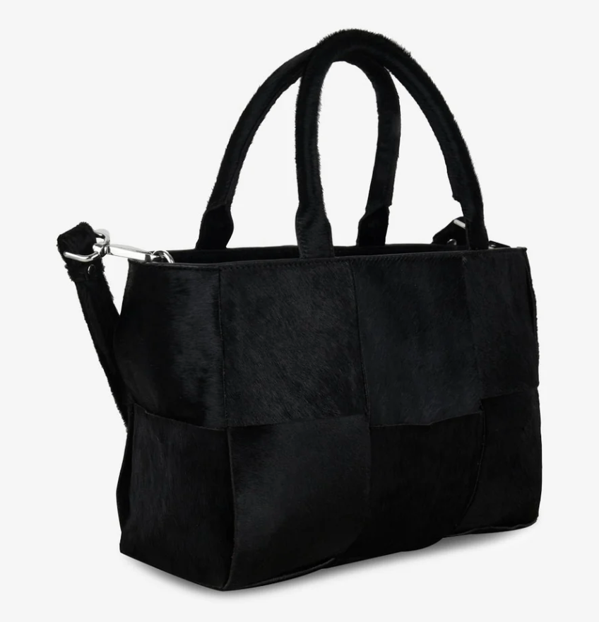 Adax Molino braided handbag Harper Black