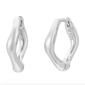 Brandlinger Earrings Silver Grenoble Large