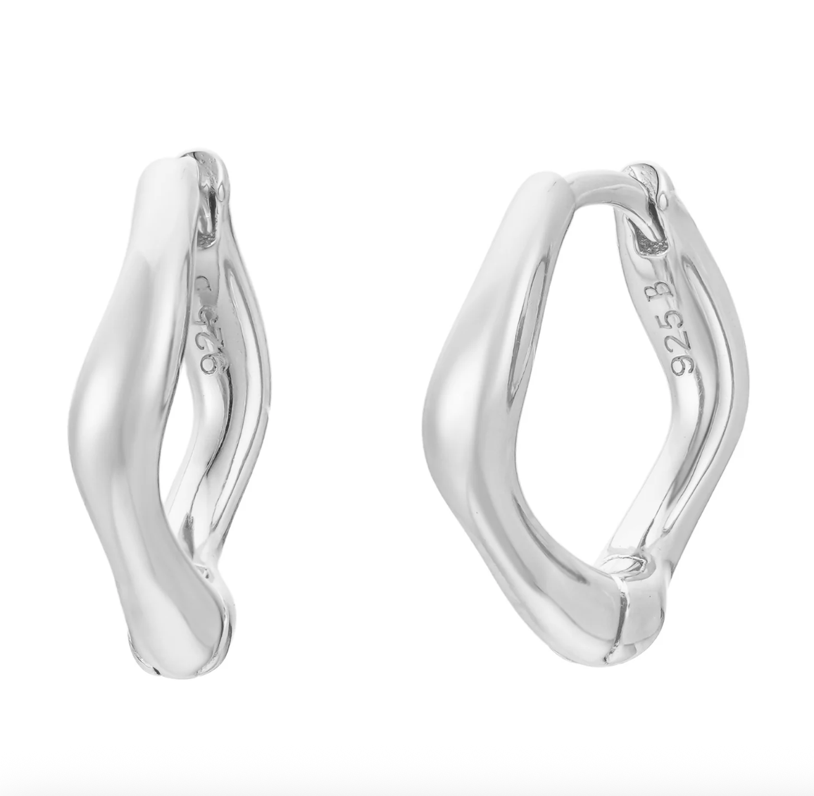 Brandlinger Earrings Silver Grenoble Large