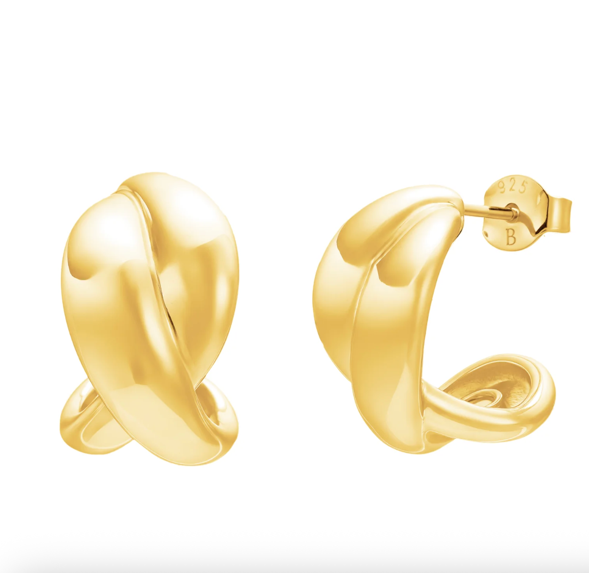 Huguette Paris Earrings Sirmione Gold