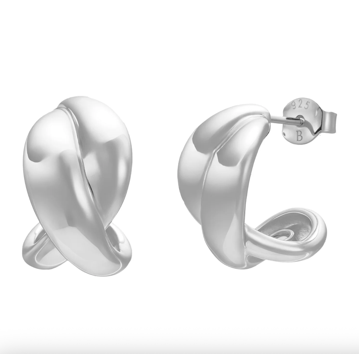 Huguette Paris Earrings Sirmione Silver