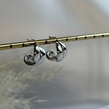 Huguette Paris Earrings Sirmione Silver