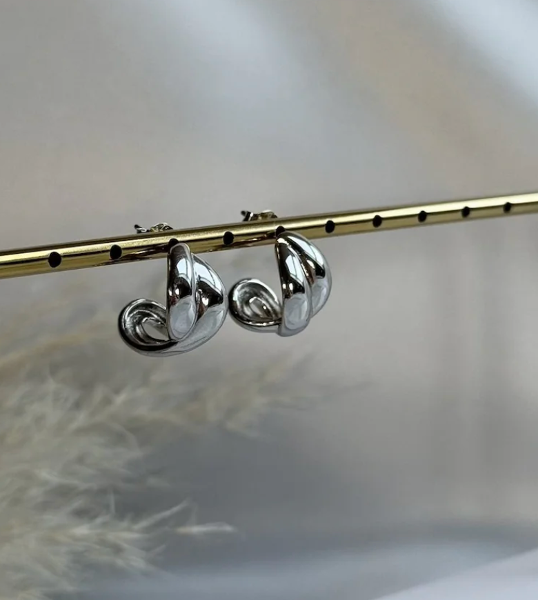 Huguette Paris Earrings Sirmione Silver