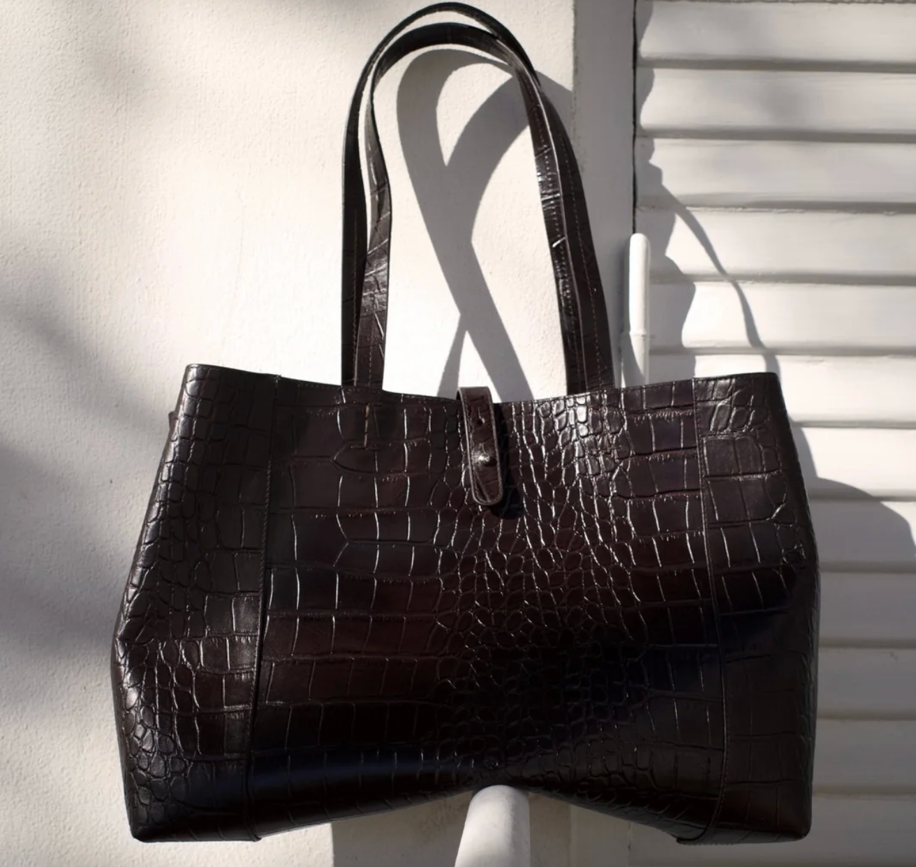 Adax Teramo Shopper Iris Dark Brown