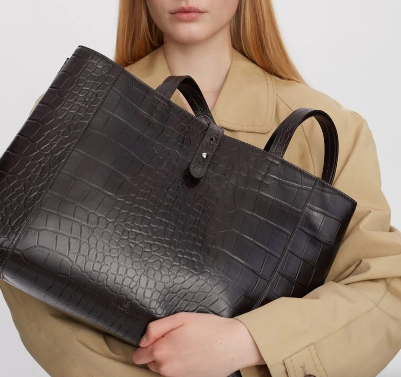 Adax Teramo Shopper Iris Dark Brown