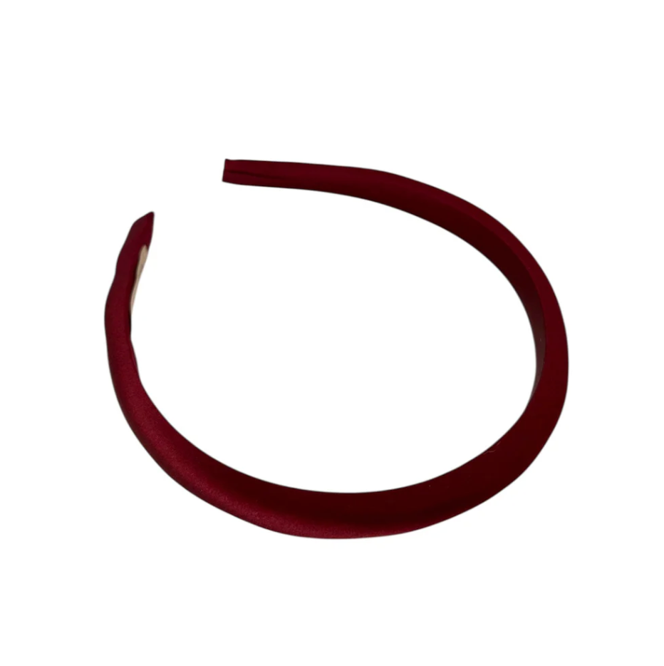 Pico Silk Headband Wine
