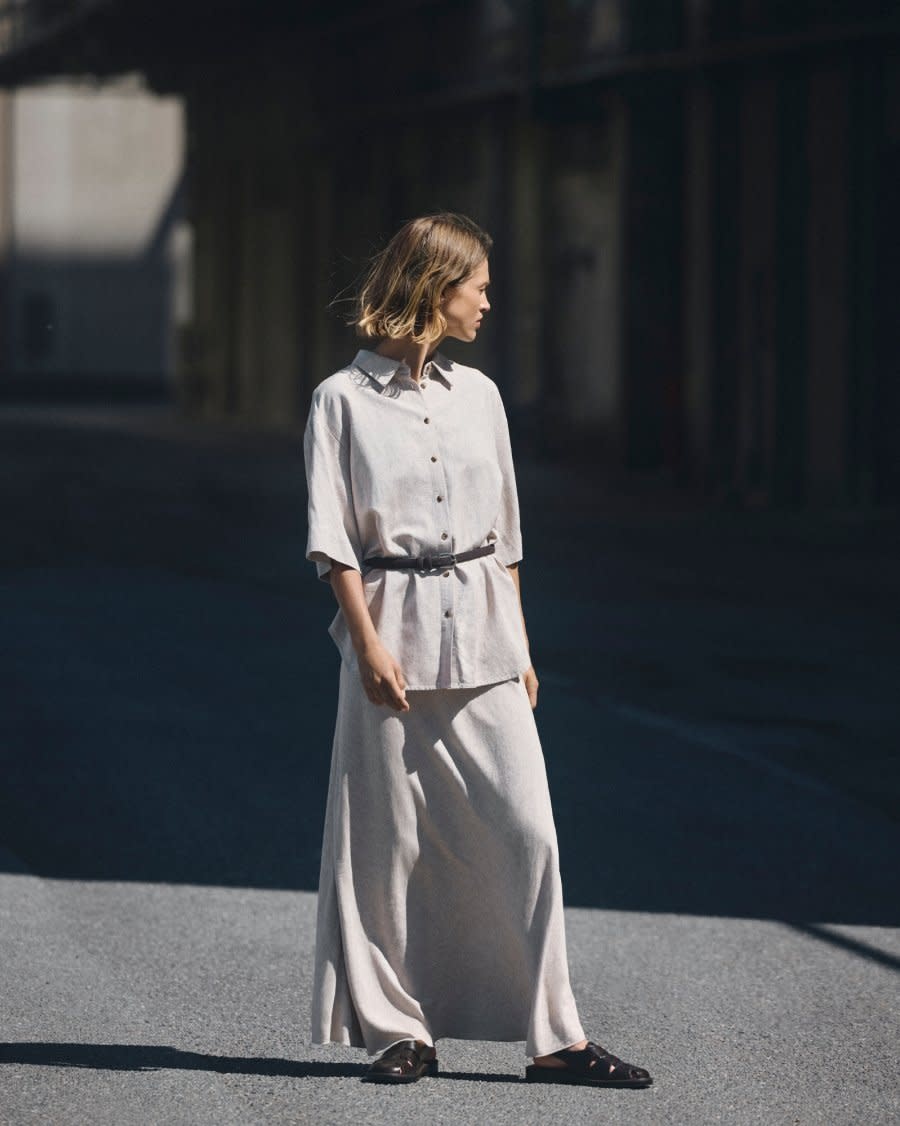 Msch Copenhagen Skirt Viana Ginia Sand Melange