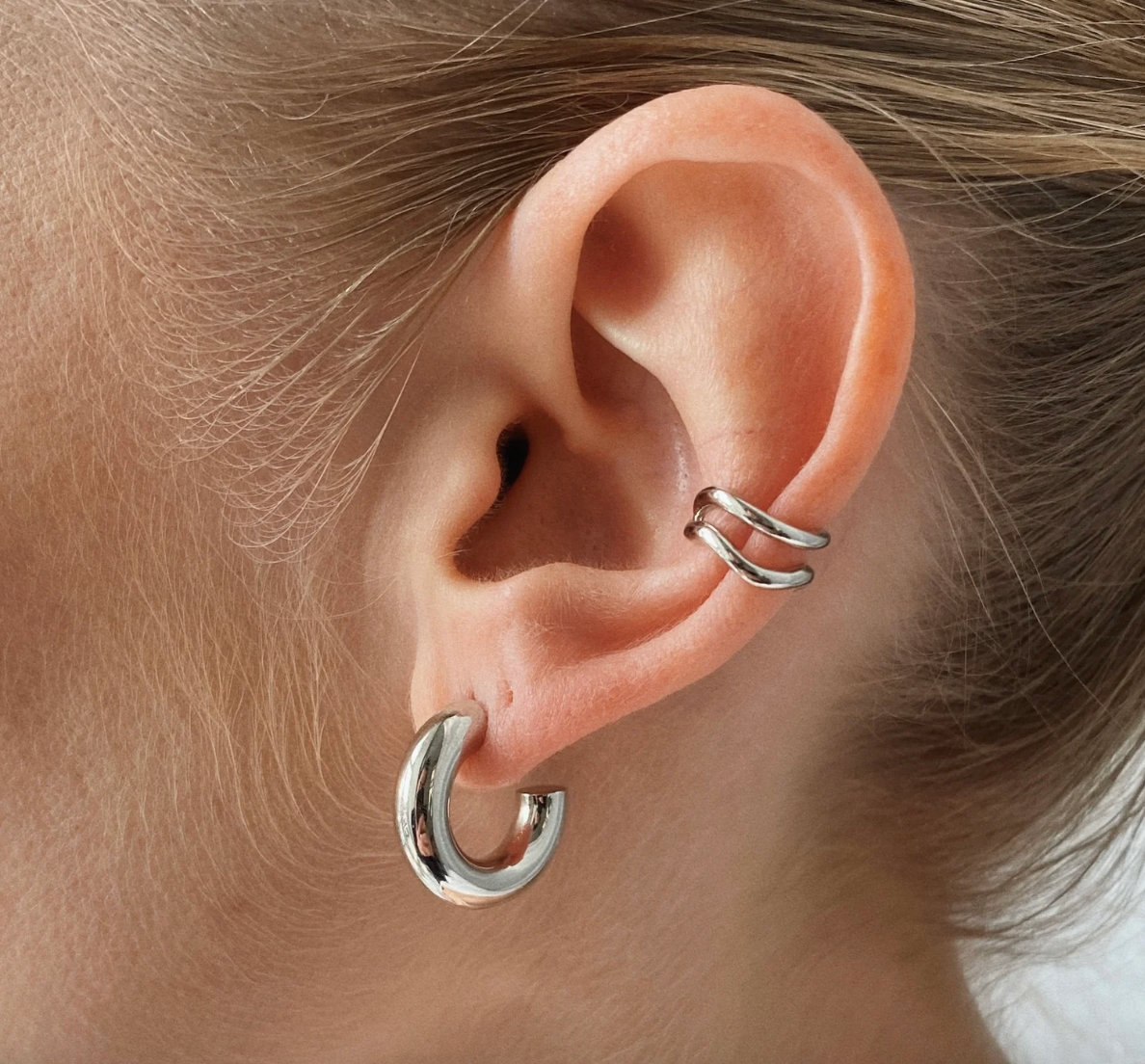 Brandlinger Earring Merano Silver