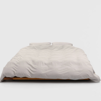 Tekla Percale Duvet Cover Soft Grey 240x220