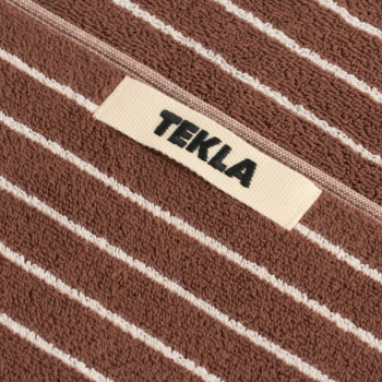 Tekla Terry Towel Rust Stripes 70x140