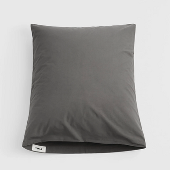 Tekla Percale Pillow Sham Dark Taupe 60x70