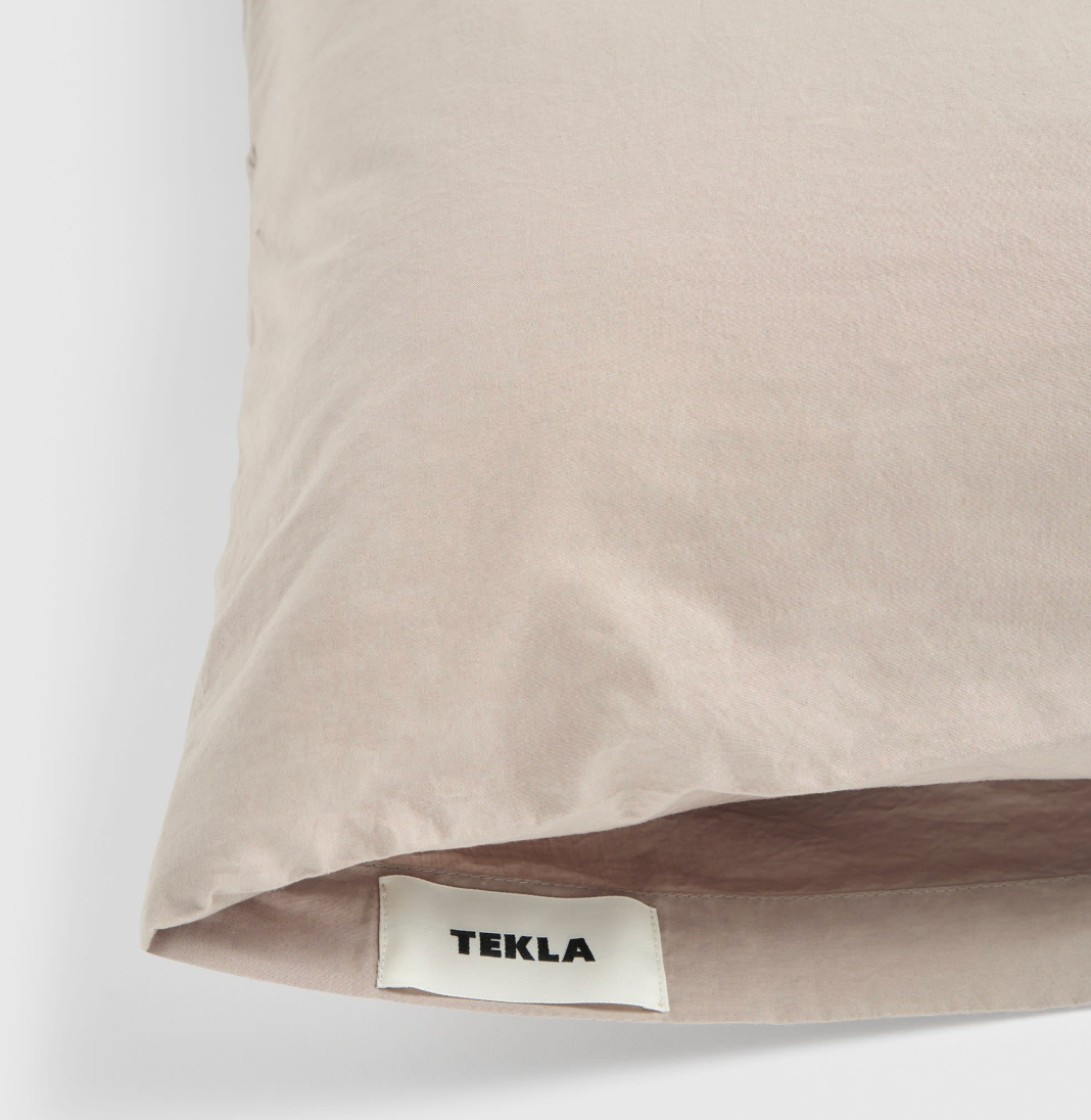 Tekla Percale Pillow Sham Clay 60x70