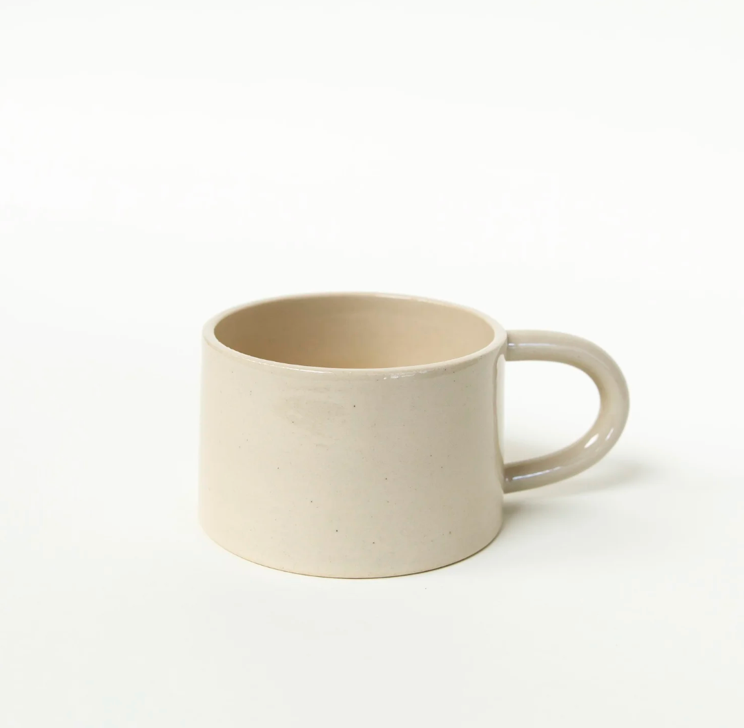 Almond in a Glass Cup Round Handle Sand