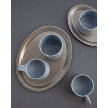 Almond in a Glass Cup Flat Handle Ice