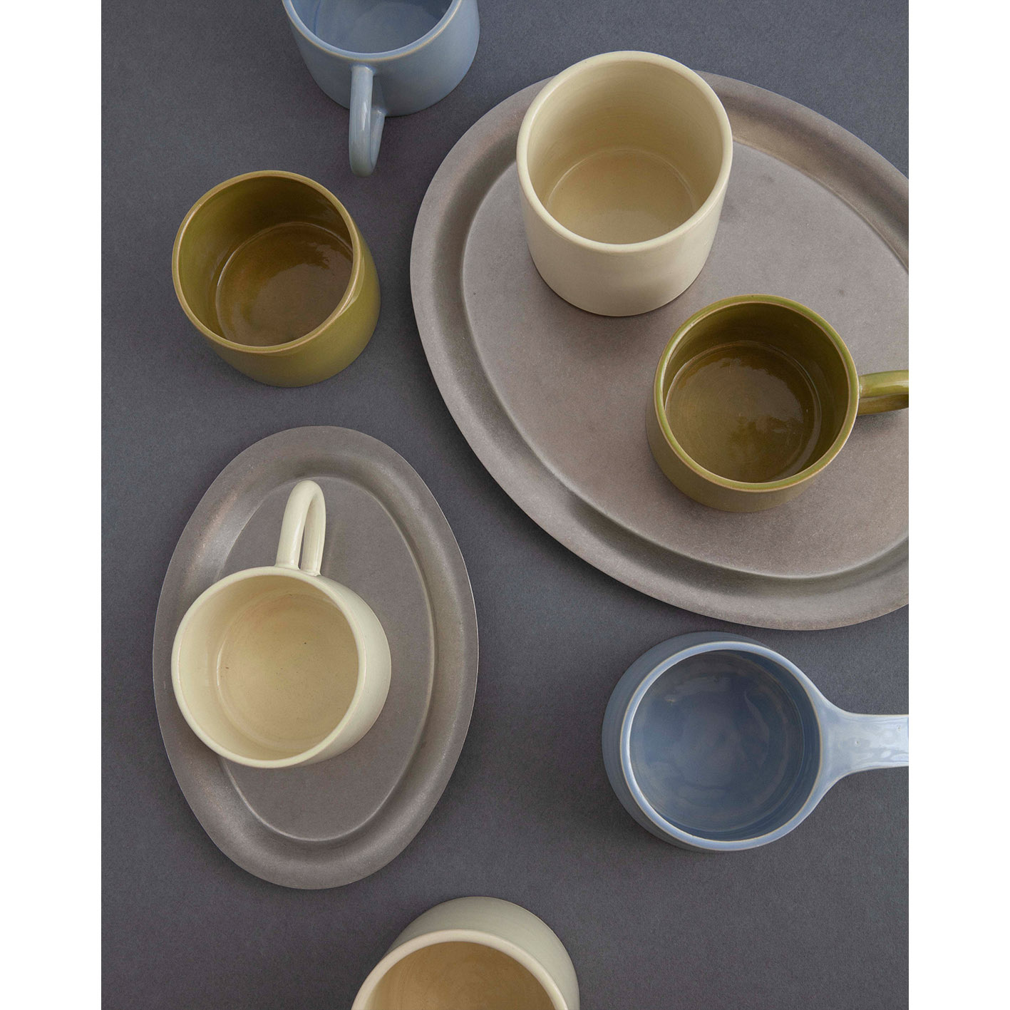 Almond in a Glass Cup Flat Handle Ice