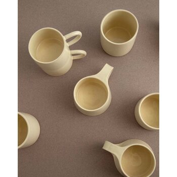 Almond in a Glass Coffee Cup Straight Soft Yellow