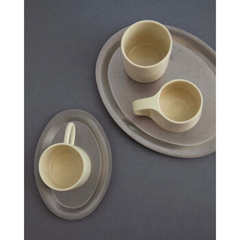 Almond in a Glass Tall Cup Soft Yellow