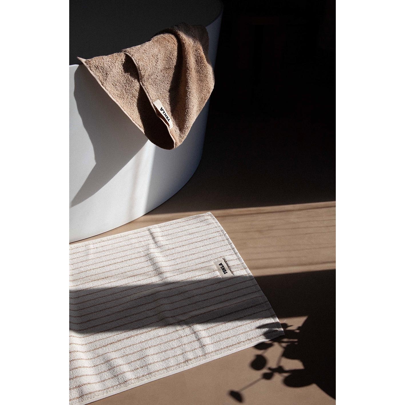 Tekla Bath mat 70X50 Sienna Stripes