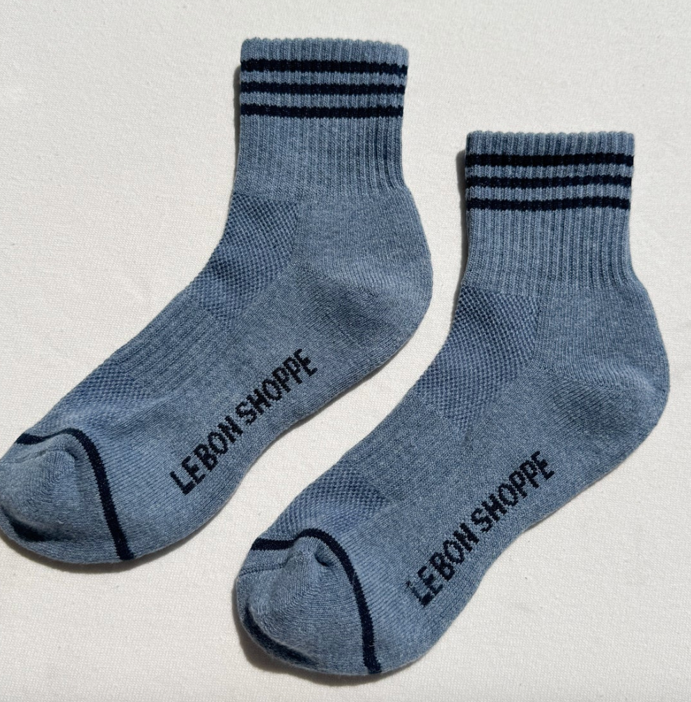 Le Bon Shoppe Girlfriend Socks Indigo