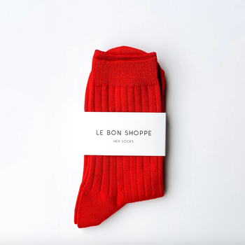 Le Bon Shoppe Her Socks Ketchup