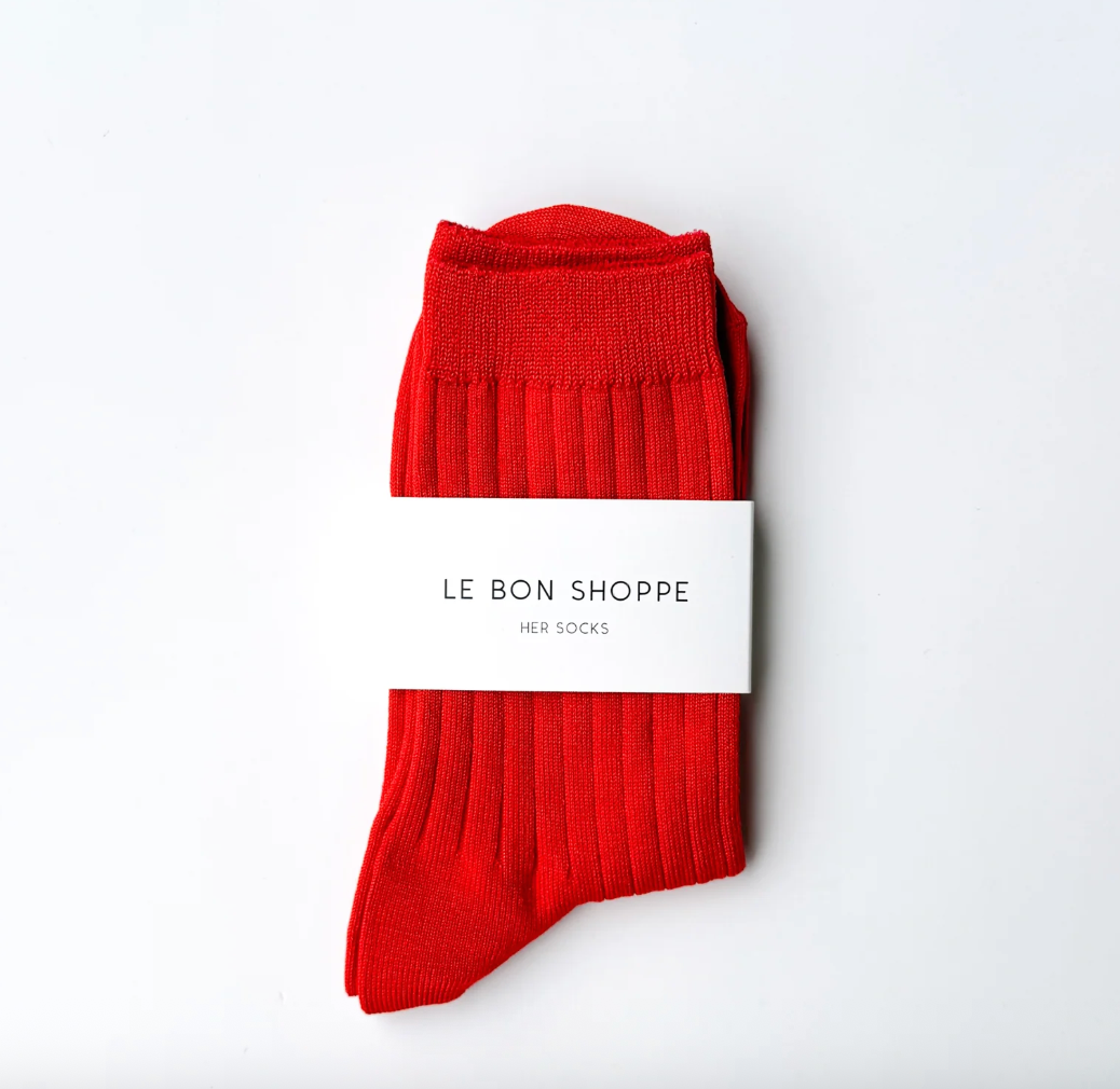 Le Bon Shoppe Her Socks Ketchup