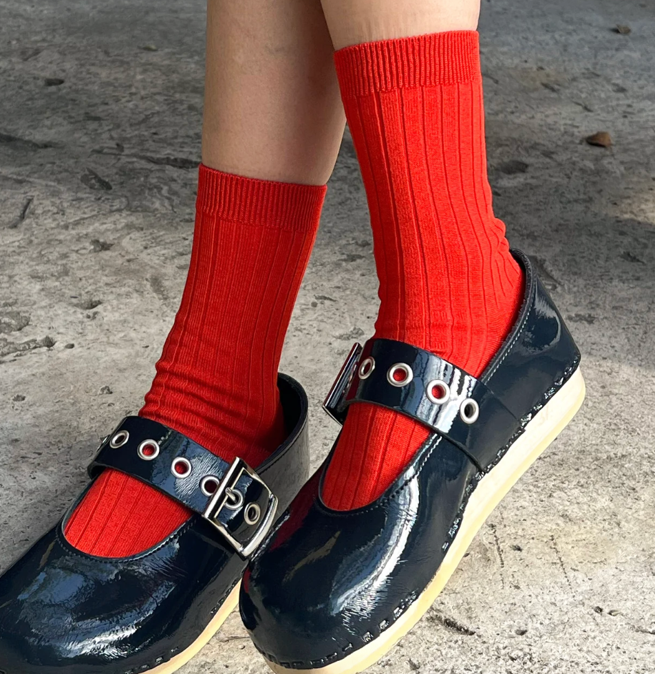 Le Bon Shoppe Her Socks Ketchup