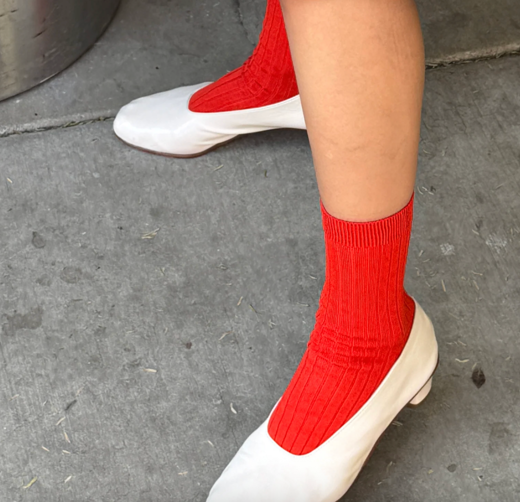 Le Bon Shoppe Her Socks Ketchup