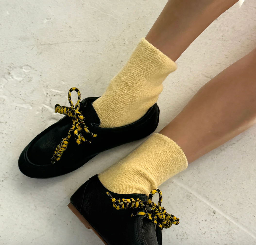 Le Bon Shoppe Cloud Socks Lemon Water