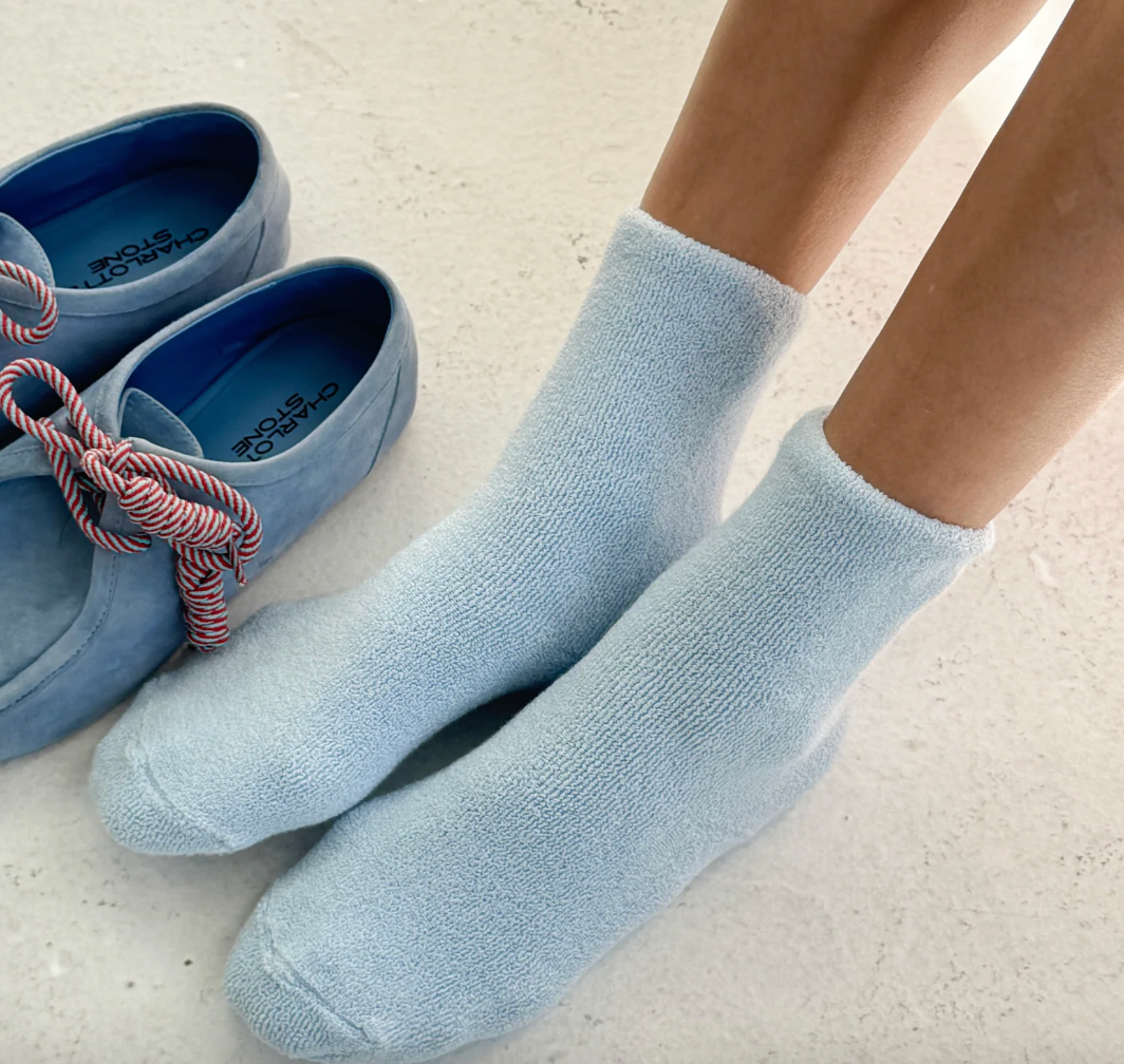 Le Bon Shoppe Cloud Socks Celeste